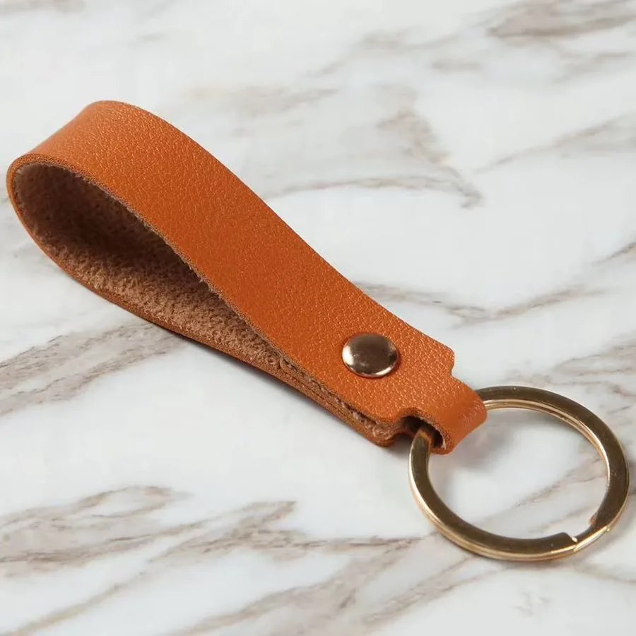Brown leather strap close-up