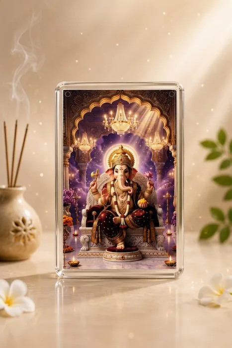 Ganesh Ji Enthroned design