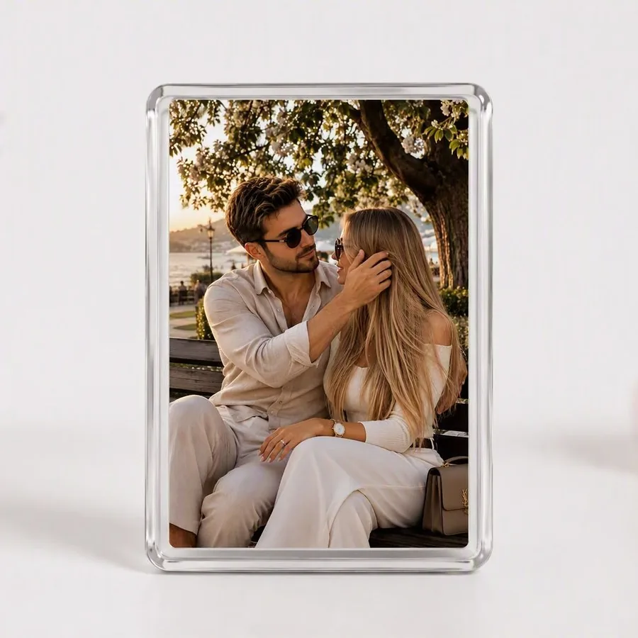 NFC Photo Frame Magnet standing display
